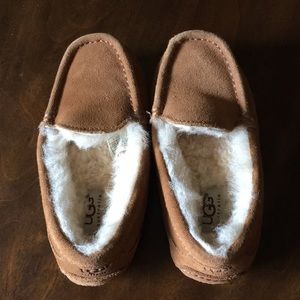 UGG size 11 little boy Moccasins